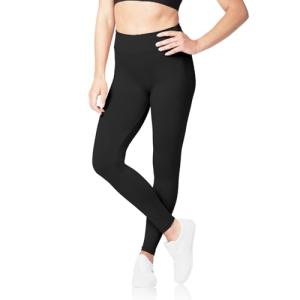 High Waisted Black Full Length Leggings for Women