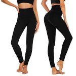 High Waisted Fleece Lined Leggings - 3 Pack