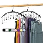 Closet Legging Organizer Hangers with Clips - 2 Pack