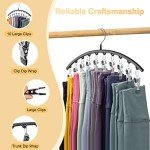 Closet Legging Organizer Hangers with Clips - 2 Pack