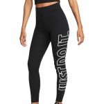 Nike Women's High-Waisted Graphic Leggings - XS Black/White