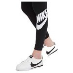 Nike Women's High Rise Sports Leggings - Black/White