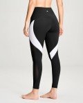 Color Block Mesh Yoga Leggings for Women