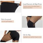 High-Waisted Fishnet Shapewear Yoga Leggings