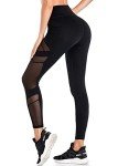 High Waisted Mesh Yoga Leggings with Pockets