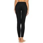 High Waisted Yoga Leggings with Pockets - Black