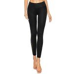 High Waisted Yoga Leggings with Pockets - Black