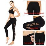 High Waisted Yoga Leggings with Pockets - Black