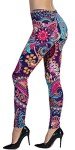Ndoobiy Women's Printed Full-Length Workout Leggings