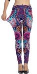 Ndoobiy Women's Printed Full-Length Workout Leggings