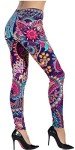 Ndoobiy Women's Printed Full-Length Workout Leggings