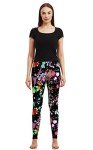 Sissycos Women's 80s Splash Print Leggings