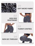 High Waisted Tummy Control Leggings for Women