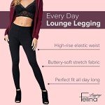 Felina Soft Lightweight Yoga Leggings 2-Pack