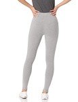 Women's Soft Grey Heather Leggings - Large