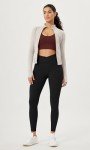 ODODOS Cloud Feeling Crossover 7/8 Leggings - Black