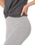 Women's Soft Grey Heather Leggings - Large