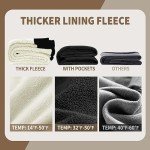Warm Fleece Lined High Waisted Leggings for Women