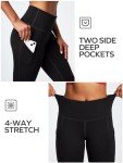 Fleece Lined Women's High Waisted Leggings with Pockets