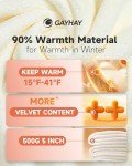 GAYHAY Thick Fleece Lined High-Waisted Leggings