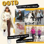 High Waisted Fleece Lined Leggings for Women