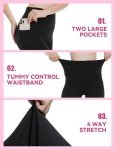 Cozy Fleece-Lined Leggings with Pockets - 3 Pack