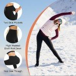 3 Pack Women's Fleece Lined Leggings with Pockets