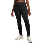 Hanes Women's Black Stretch Jersey Leggings - Large