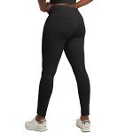 Hanes Women's Black Stretch Jersey Leggings - Large