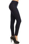 High Waist Fleece Lined Denim Jeggings for Women