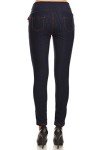 High Waist Fleece Lined Denim Jeggings for Women