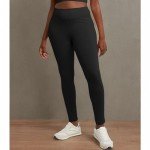 Hanes Women's Black Stretch Jersey Leggings - Large