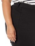 Black Plus Size Pull-On Knit Jegging for Women