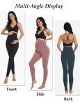 4 Pack Women's Maternity High-Waisted Leggings