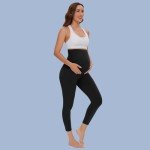 2 Pack Maternity Leggings with Pockets - Black