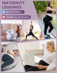 4 Pack Women's Maternity High-Waisted Leggings
