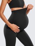 Buttery Soft Maternity Yoga Leggings - Black