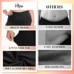 Plus Size Black High Waist Leggings with Pockets