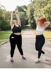 Plus Size High Waist Leggings with Pockets