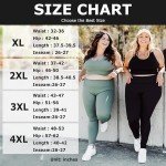 Plus Size High Waist Leggings with Pockets
