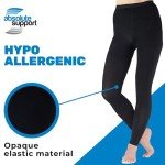 Extra Wide Compression Leggings for Women - Black