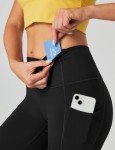 High Waisted Capri Leggings with Pockets for Women