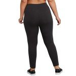 Plus Size Black Long Leggings for Women