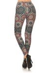 High Waisted Camouflage & Print Leggings for Women