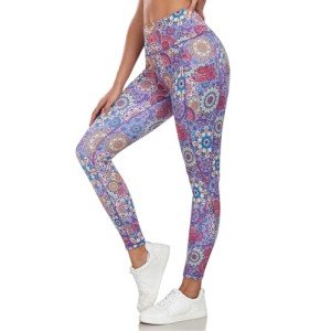 High Waisted Mesh Leggings with Pockets - XL