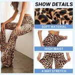Sundwudu Women's Black High Waist Bootcut Leggings