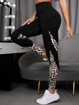 High Waisted Graphic Print Yoga Leggings for Women