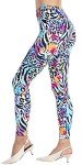 Printed Plus Size Full-Length Workout Leggings