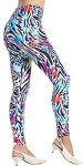 Printed Plus Size Full-Length Workout Leggings