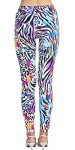 Printed Plus Size Full-Length Workout Leggings